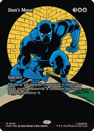 Don't Move (Borderless) (MAR-043) [Marvel Universe Eternal-Legal] Foil
