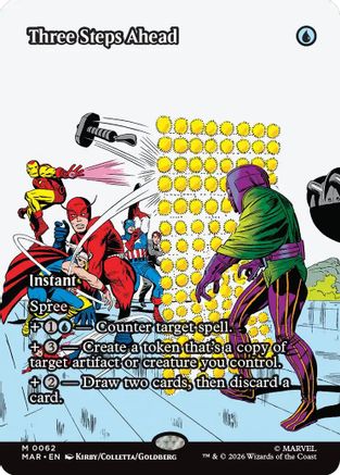 Three Steps Ahead (Borderless) (MAR-062) [Marvel Universe Eternal-Legal] Foil