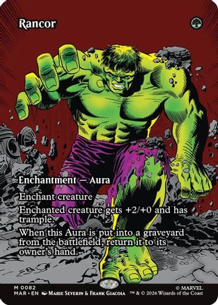 Rancor (Borderless) (MAR-082) [Marvel Universe Eternal-Legal] Foil