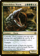 Autochthon Wurm (RAV-191) [Ravnica: City of Guilds]