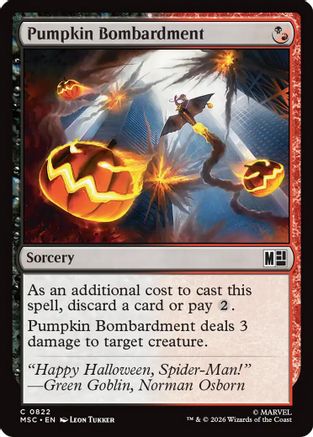 Pumpkin Bombardment (MSC-822) [Commander: Marvel Super Heroes]