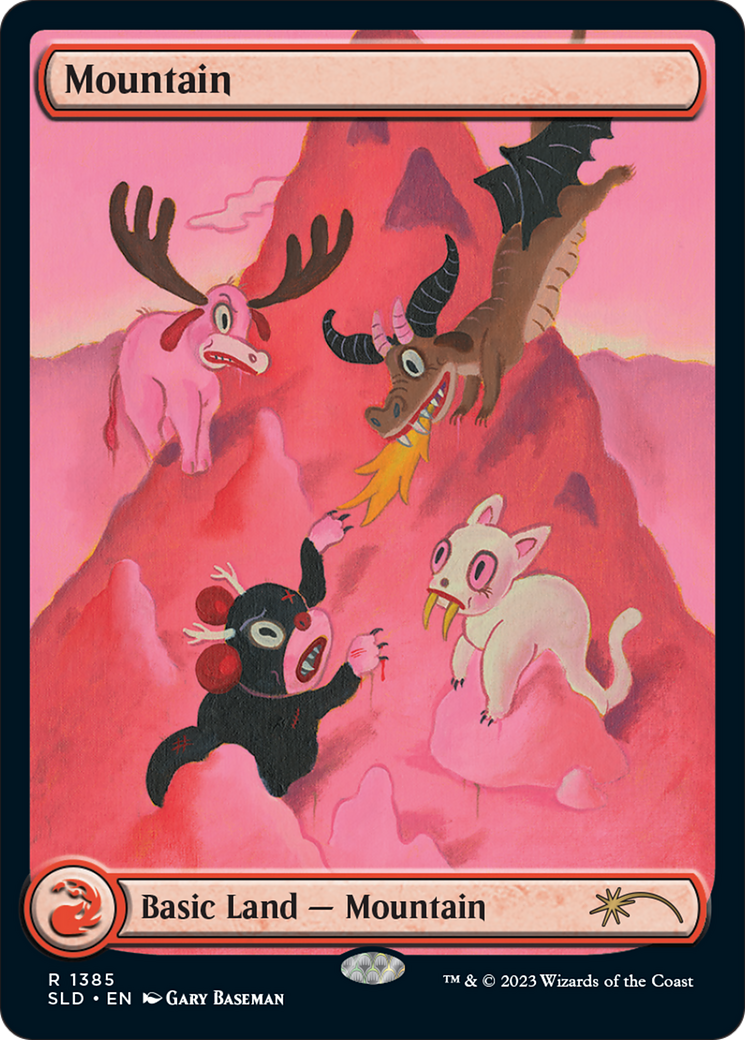 Mountain (SLD-1385) [Secret Lair Drop]: (Full Art)