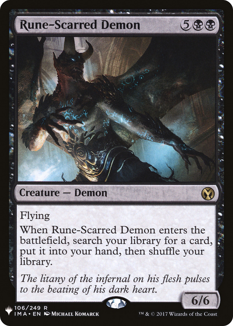 Rune-Scarred Demon (LIST-IMA-106) [The List]