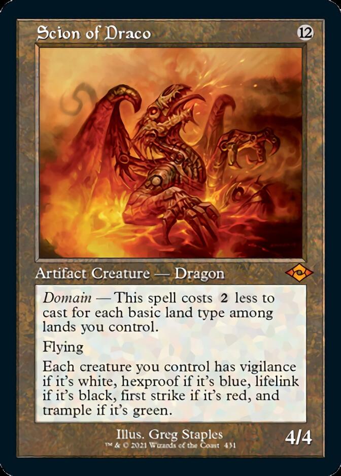 Scion of Draco (MH2-431) [Modern Horizons 2] Foil
