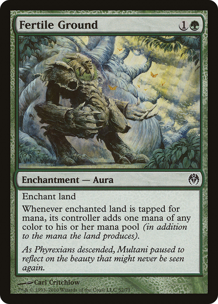 Fertile Ground (DDE-052) [Duel Decks: Phyrexia vs. the Coalition]