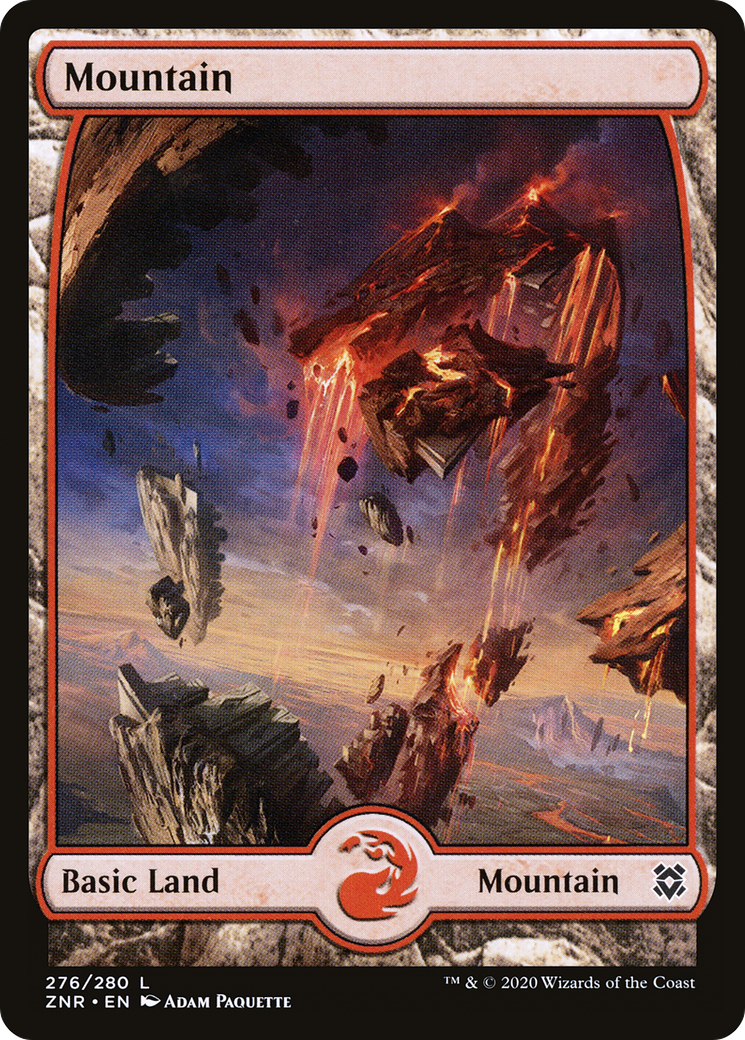 Mountain (276) - Full Art (ZNR-276) [Zendikar Rising]