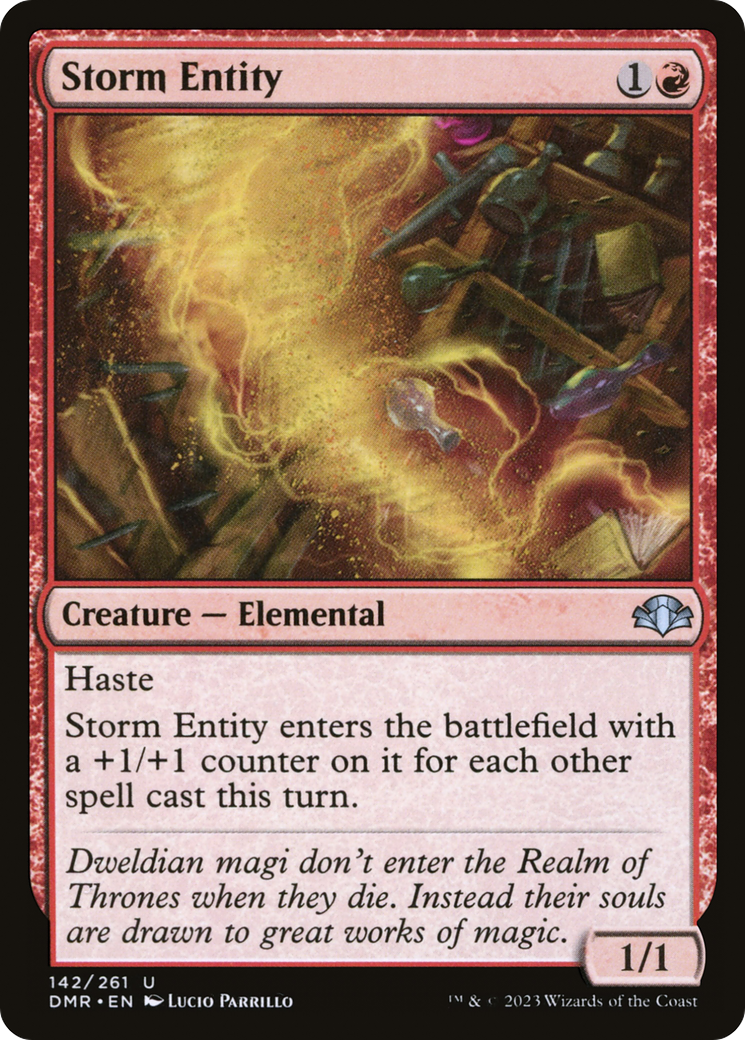 Storm Entity (DMR-142) [Dominaria Remastered]