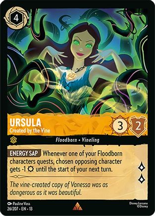 Ursula - Created by the Vine (26/204) - Attack of the Vine Cold Foil