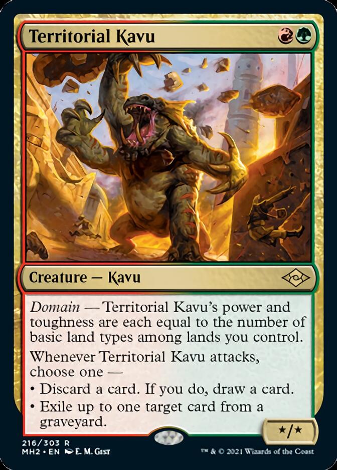 Territorial Kavu (MH2-216) [Modern Horizons 2] Foil