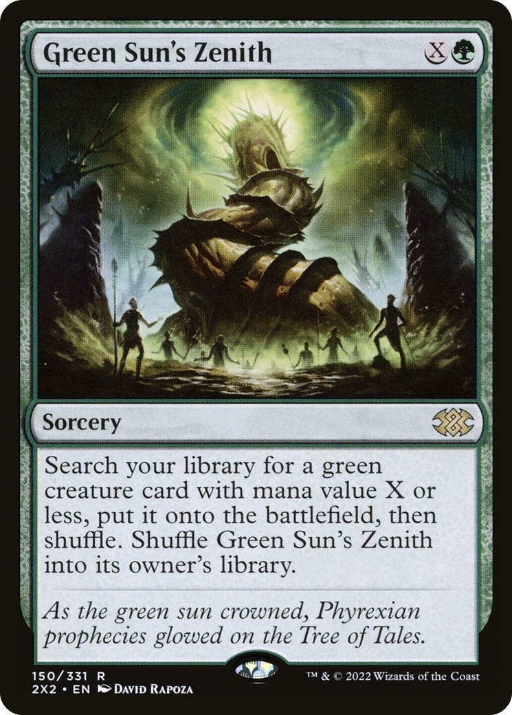 Green Sun's Zenith (2X2-150) [Double Masters 2022]