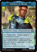 Council of Reeds (0008) // Merfolk (0006) Double-Sided Token (MSC-8 // 6) [Commander: Marvel Super Heroes]
