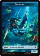 Merfolk // Doombot Double-Sided Token (MSH-6 // 18) [Marvel Super Heroes] Foil