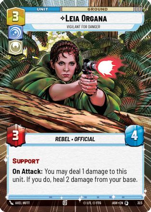 Leia Organa - Vigilant for Danger (Hyperspace) (323) [Ashes of the Empire]
