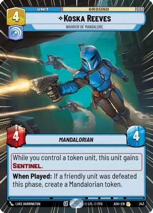 Koska Reeves - Warrior of Mandalore (Hyperspace) (343) [Ashes of the Empire]