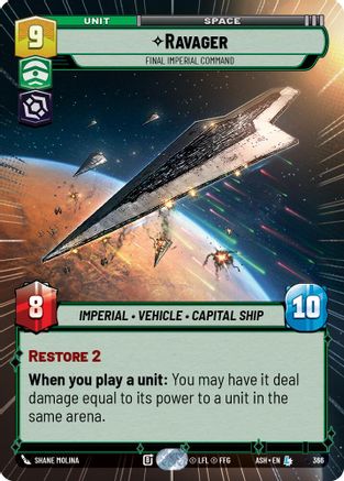 Ravager - Final Imperial Command (Hyperspace) (366) [Ashes of the Empire]
