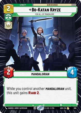 Bo-Katan Kryze - For All of Mandalore (Hyperspace) (369) [Ashes of the Empire]