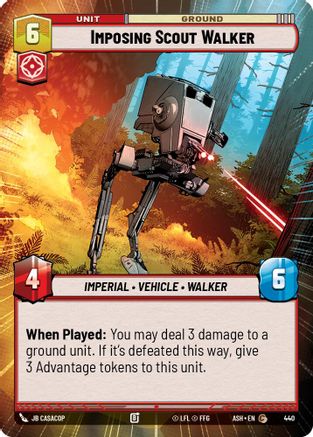 Imposing Scout Walker (Hyperspace) (440) [Ashes of the Empire]