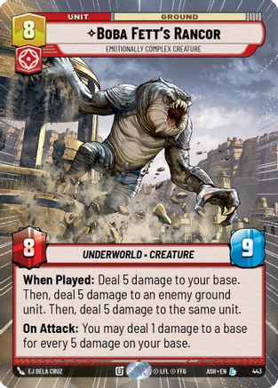 Boba Fett's Rancor - Emotionally Complex Creature (Hyperspace) (443) [Ashes of the Empire]