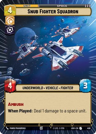 Snub Fighter Squadron (Hyperspace) (458) [Ashes of the Empire]