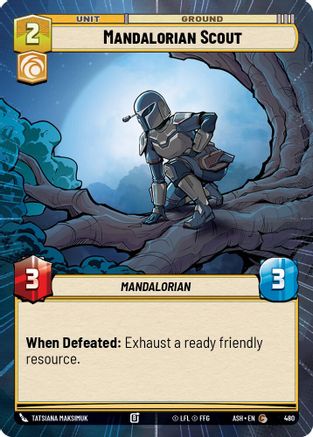 Mandalorian Scout (Hyperspace) (480) [Ashes of the Empire]