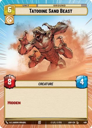 Tatooine Sand Beast (Hyperspace) (489) [Ashes of the Empire]