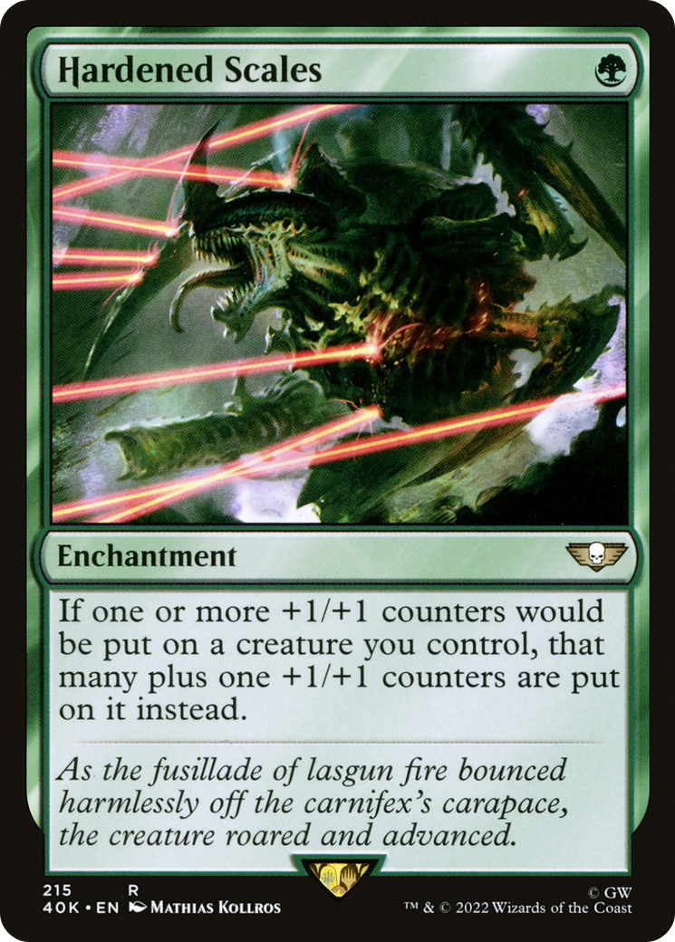 Hardened Scales (40K-215) [Warhammer 40,000 Commander]