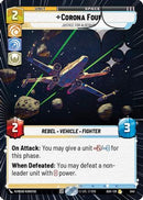 Corona Four - Justice for Alderaan (Hyperspace Foil) (545) [Ashes of the Empire] Foil