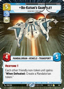 Bo-Katan's Gauntlet - Reinforce from Above (Hyperspace Foil) (565) [Ashes of the Empire] Foil