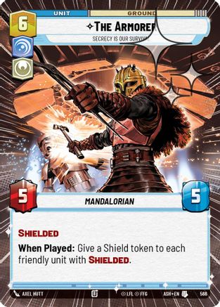 The Armorer - Secrecy is Our Survival (Hyperspace Foil) (566) [Ashes of the Empire] Foil