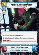 Luke's Jedi Lightsaber - Constructed by Hand (Hyperspace Foil) (568) [Ashes of the Empire] Foil