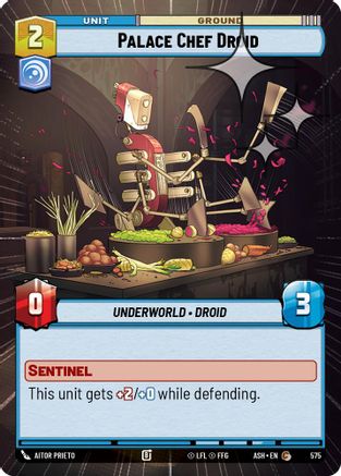 Palace Chef Droid (Hyperspace Foil) (575) [Ashes of the Empire] Foil