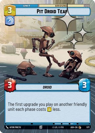 Pit Droid Team (Hyperspace Foil) (577) [Ashes of the Empire] Foil