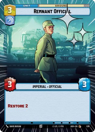 Remnant Official (Hyperspace Foil) (578) [Ashes of the Empire] Foil