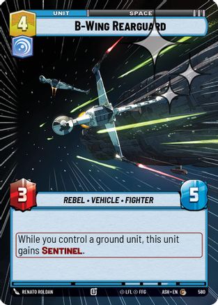 B-Wing Rearguard (Hyperspace Foil) (580) [Ashes of the Empire] Foil