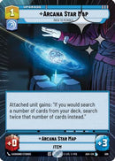 Arcana Star Map - Path to Peridea (Hyperspace Foil) (586) [Ashes of the Empire] Foil