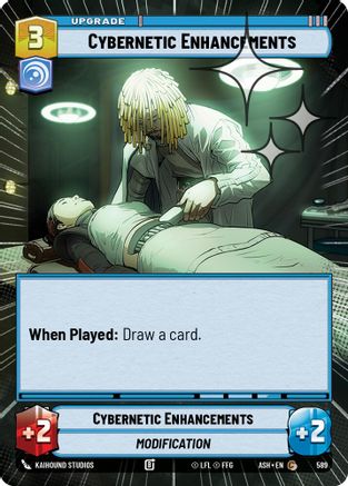 Cybernetic Enhancements (Hyperspace Foil) (589) [Ashes of the Empire] Foil