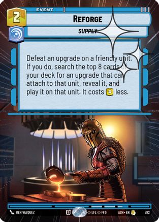 Reforge (Hyperspace Foil) (592) [Ashes of the Empire] Foil