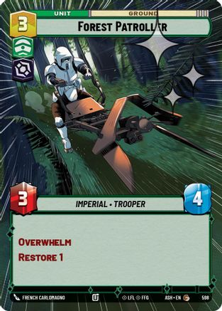 Forest Patroller (Hyperspace Foil) (598) [Ashes of the Empire] Foil