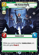 Bo-Katan Kryze - For All of Mandalore (Hyperspace Foil) (607) [Ashes of the Empire] Foil