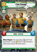 Crix Madine - Strike Team Strategist (Hyperspace Foil) (610) [Ashes of the Empire] Foil