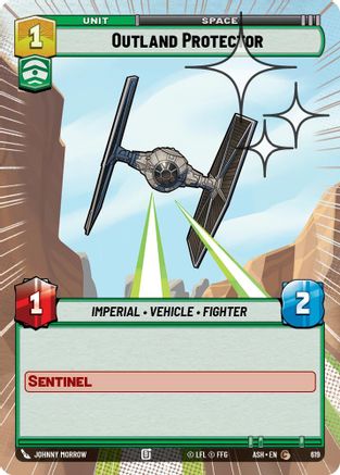 Outland Protector (Hyperspace Foil) (619) [Ashes of the Empire] Foil