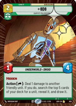 8D8 - Daimyo's Majordomo (Hyperspace Foil) (620) [Ashes of the Empire] Foil