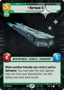 Bothan-5 - New Republic Prison Ship (Hyperspace Foil) (630) [Ashes of the Empire] Foil