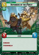 Defenders of the Forest (Hyperspace Foil) (631) [Ashes of the Empire] Foil