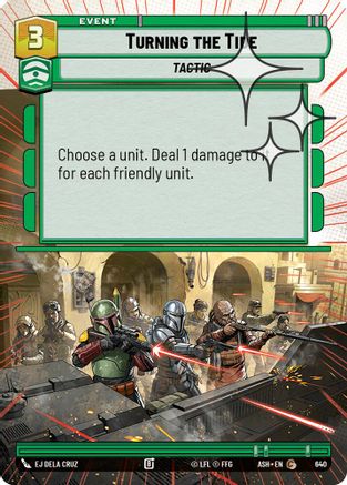 Turning the Tide (Hyperspace Foil) (640) [Ashes of the Empire] Foil