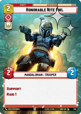 Honorable Nite Owl (Hyperspace Foil) (656) [Ashes of the Empire] Foil