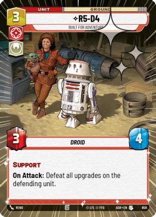 R5-D4 - Built for Adventure (Hyperspace Foil) (658) [Ashes of the Empire] Foil