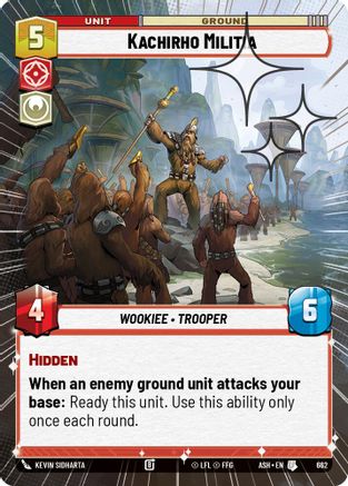 Kachirho Militia (Hyperspace Foil) (662) [Ashes of the Empire] Foil