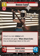 Bokken Saber (Hyperspace Foil) (682) [Ashes of the Empire] Foil
