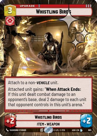 Whistling Birds (Hyperspace Foil) (685) [Ashes of the Empire] Foil